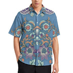 Men's Fashion Casual Printed Short Sleeve Shirts 2306100464