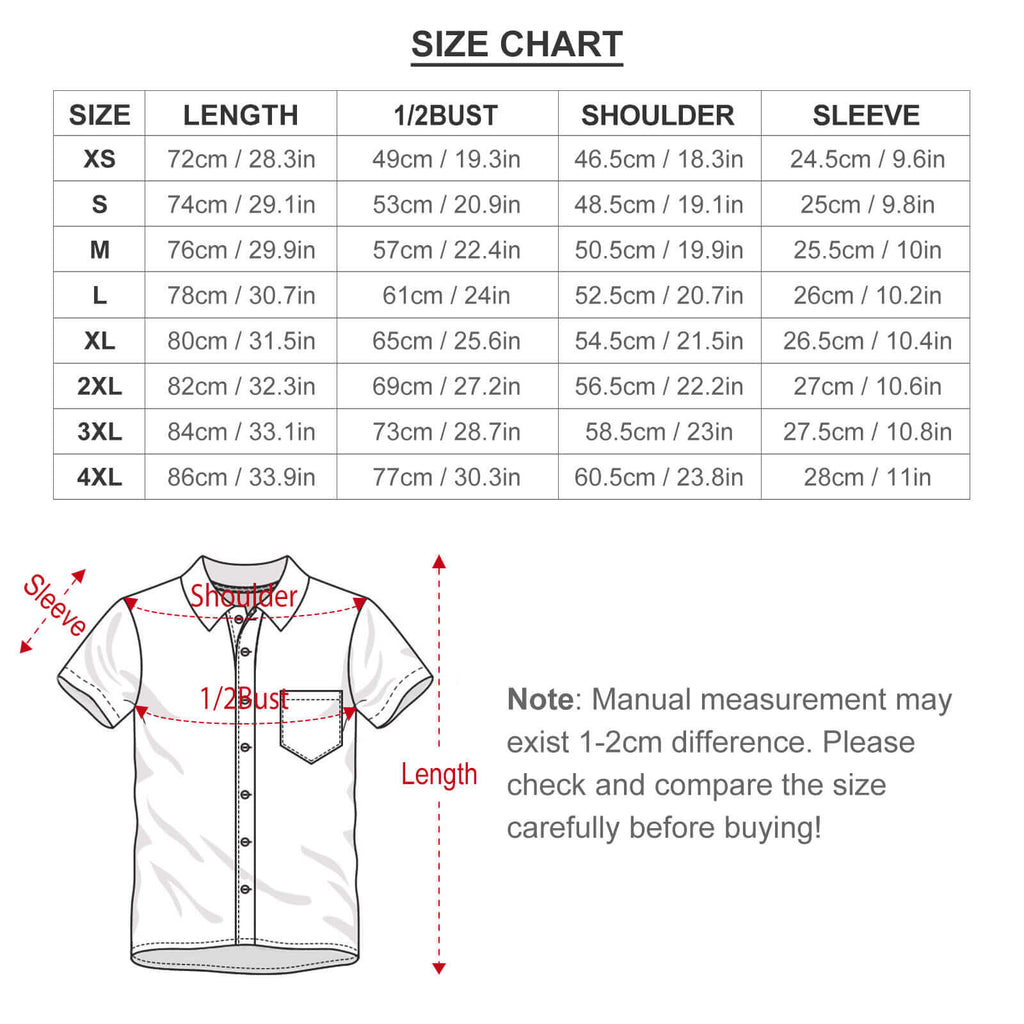 Men's Hawaiian Print Resort Shirt 2304102444