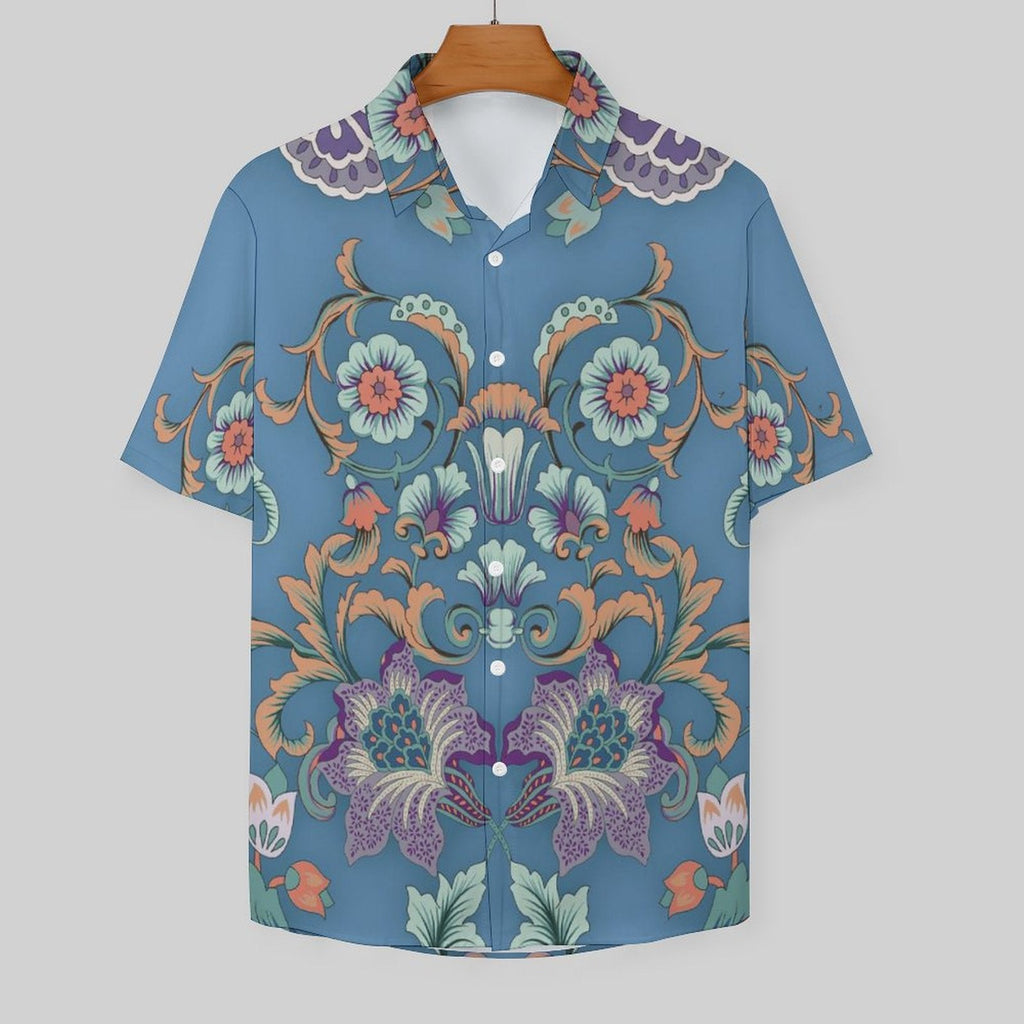 Men's Fashion Casual Printed Short Sleeve Shirts 2306100464