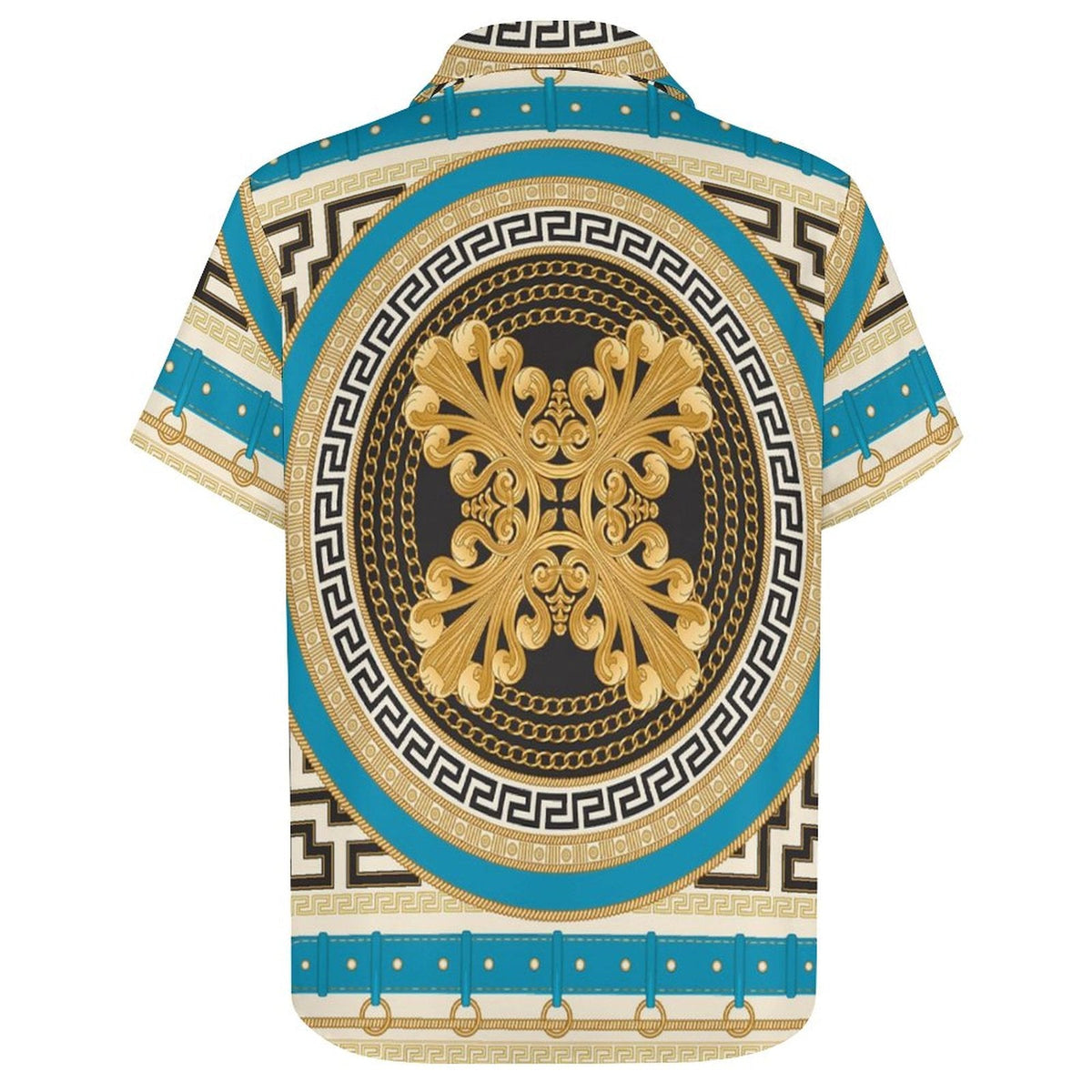 Men's Fashion Casual Printed Short Sleeve Shirts 2306100455