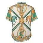 Men's Vintage Print Vacation Hawaiian Shirt 2306104049