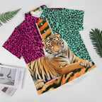 Men's Fashion Casual Printed Short Sleeve Shirts 2305107069