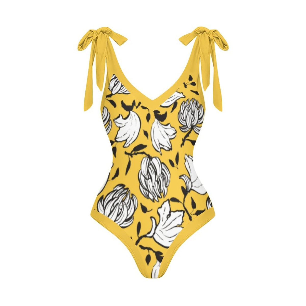 Casual Printed One Piece Swimsuit And Cover Up 2305105077