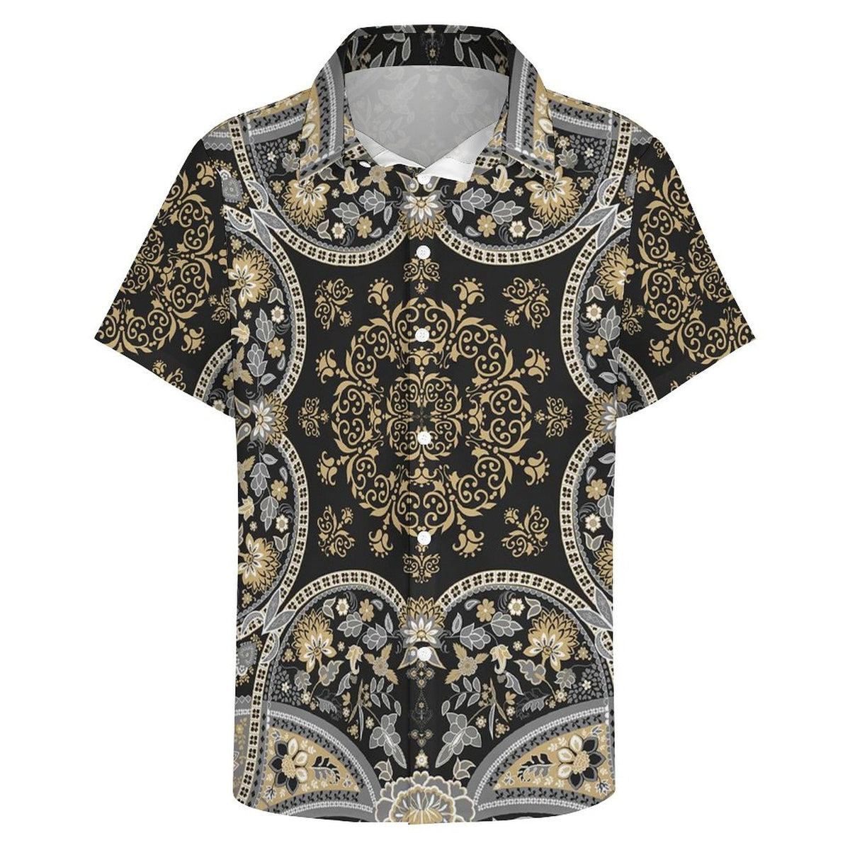 Men's Fashion Casual Printed Short Sleeve Shirts 2306100457
