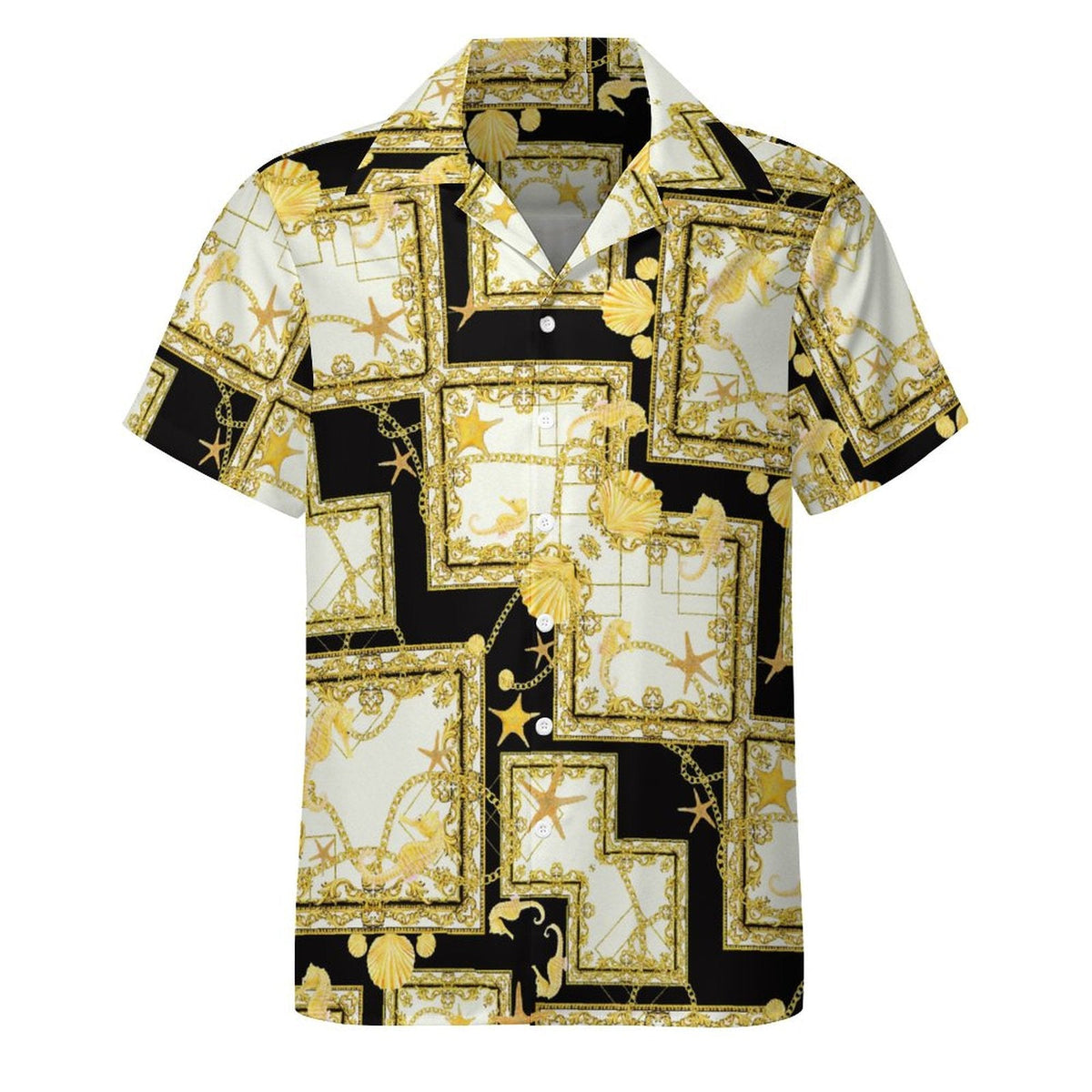 Men Hawaiian Casual Short Sleeve Shirt 2306100034