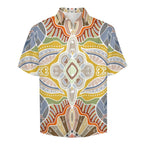 Men's Vintage Print Vacation Hawaiian Shirt 2306104050