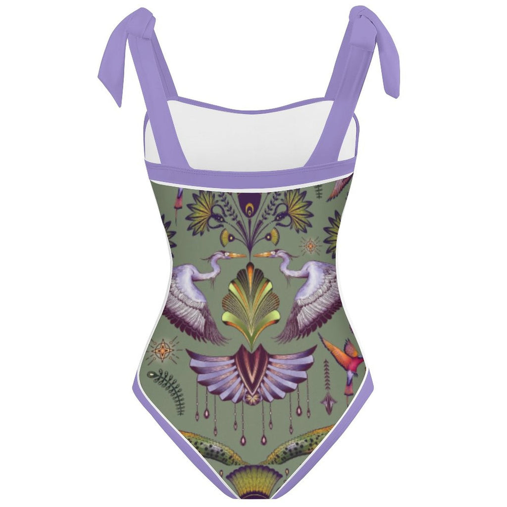 Fashion Printed One Piece Swimsuit And Cover Up 2306100619
