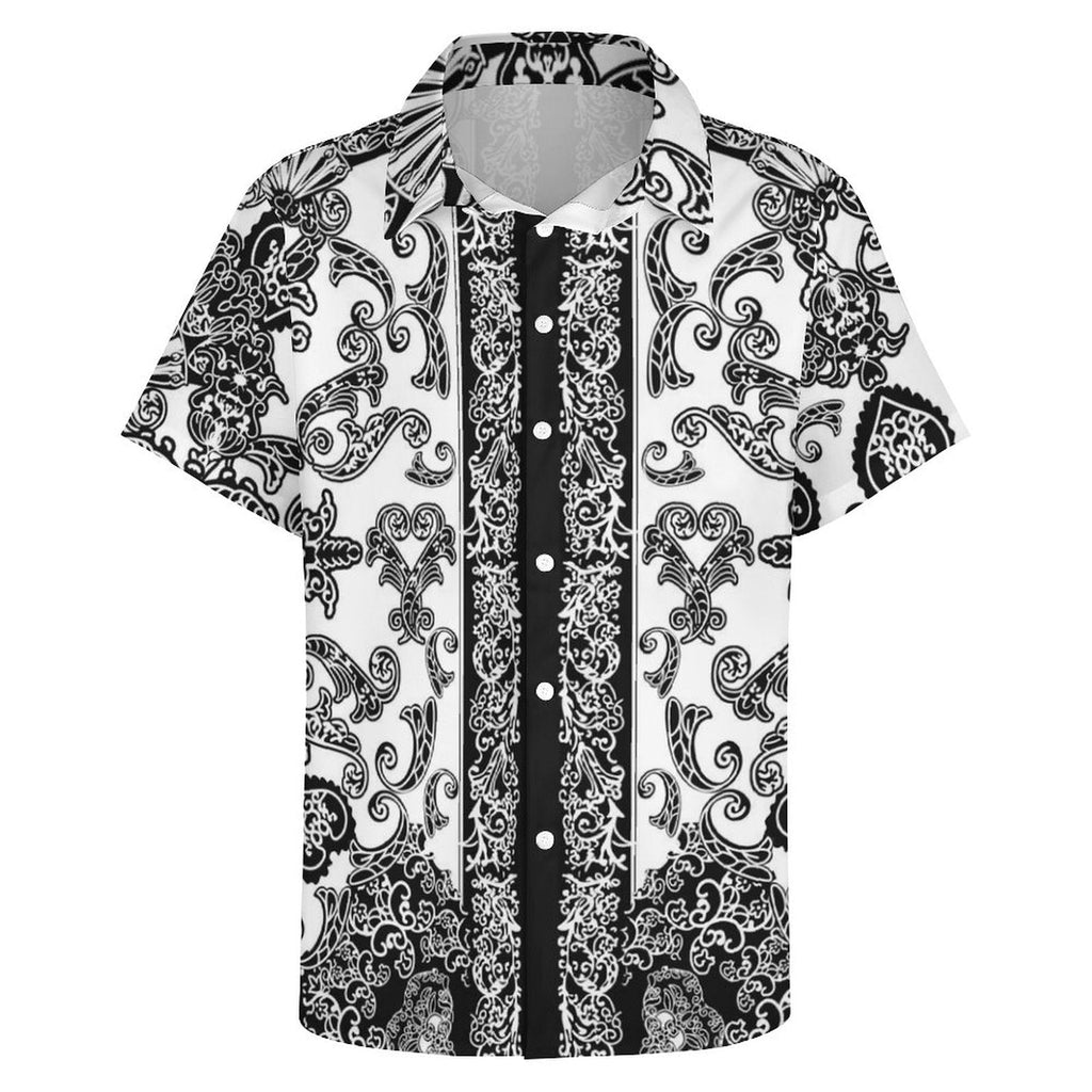Men's Fashion Casual Printed Short Sleeve Shirts 2306101110