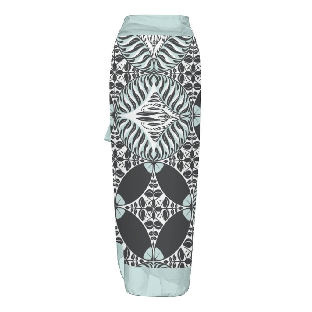 Casual Printed One Piece Swimsuit And Cover Up 2306100474