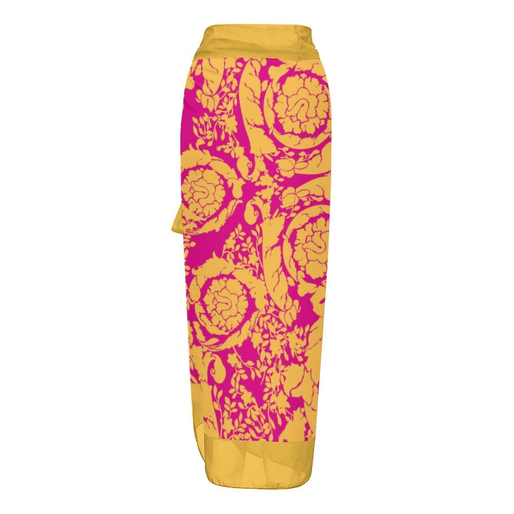 Fashion Printed One Piece Swimsuit And Cover Up 2306100607