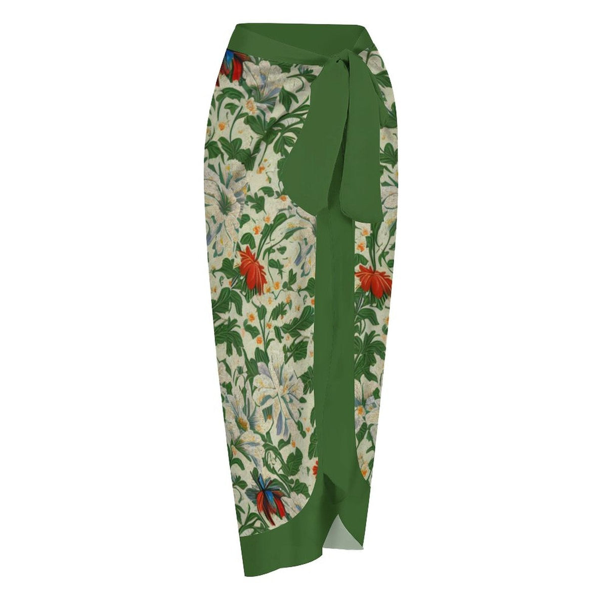 Casual Printed One-Piece Swimsuit And Cover Up 2305102482