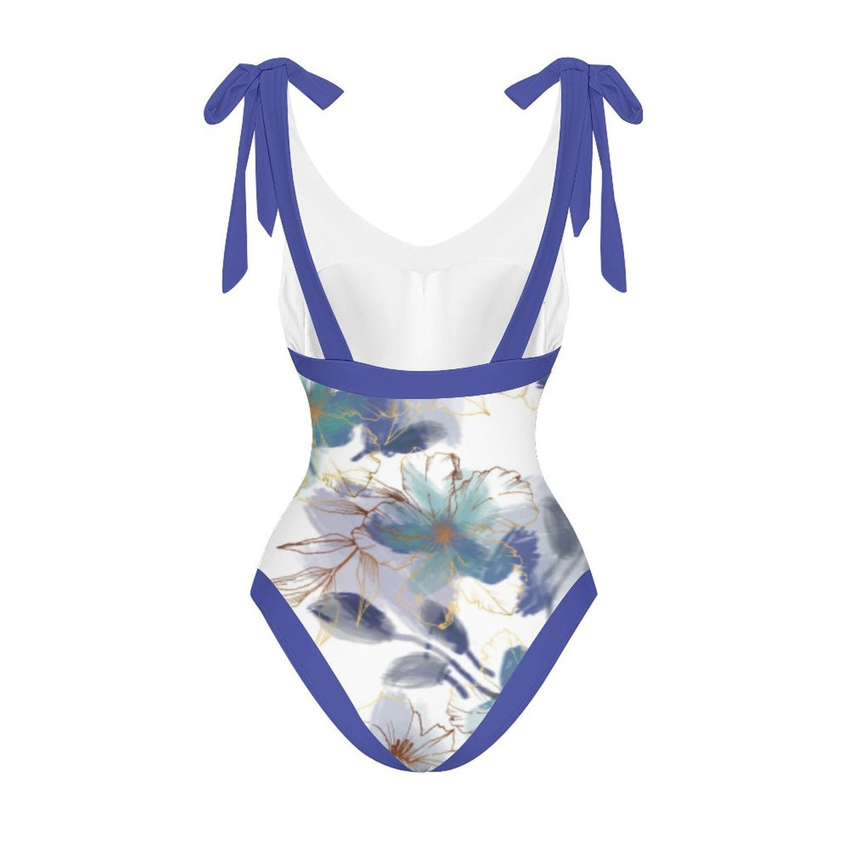 Casual Printed One Piece Swimsuit And Cover Up 2305106061