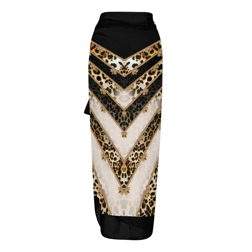 Casual Printed One Piece Swimsuit And Cover Up 2305106056
