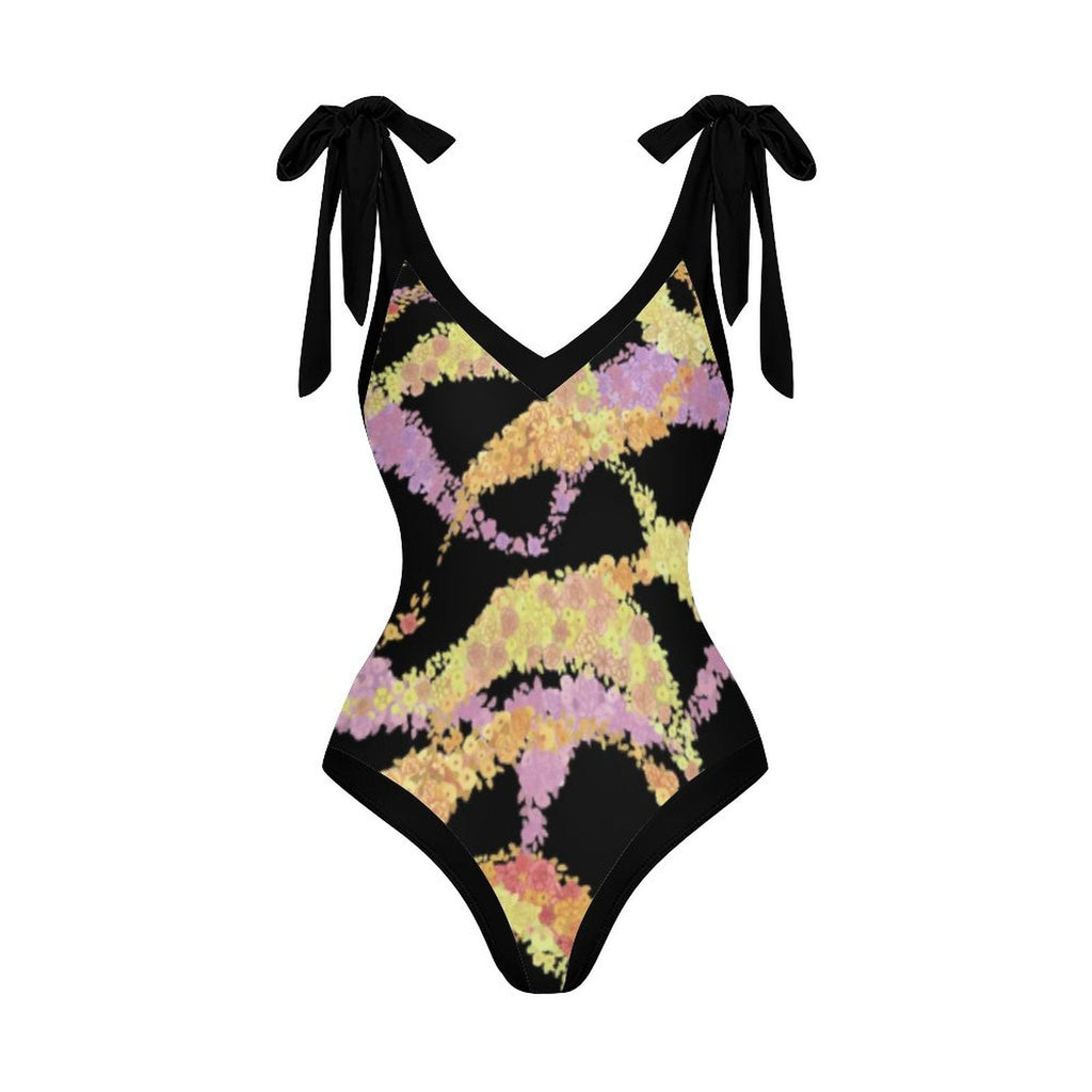 Casual Printed One Piece Swimsuit And Cover Up 2306100156