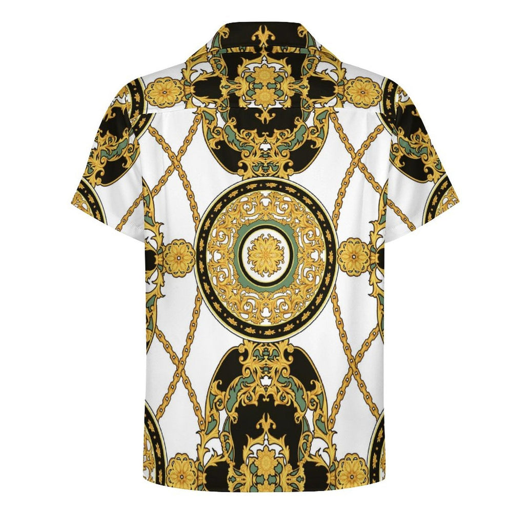 Men Hawaiian Casual Short Sleeve Shirt 2306100097