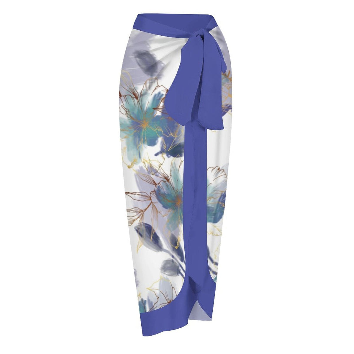 Casual Printed One Piece Swimsuit And Cover Up 2305106061