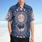 Men's Fashion Casual Printed Short Sleeve Shirts 2306100972