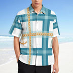 Men's Fashion Casual Printed Short Sleeve Shirts 2306100463