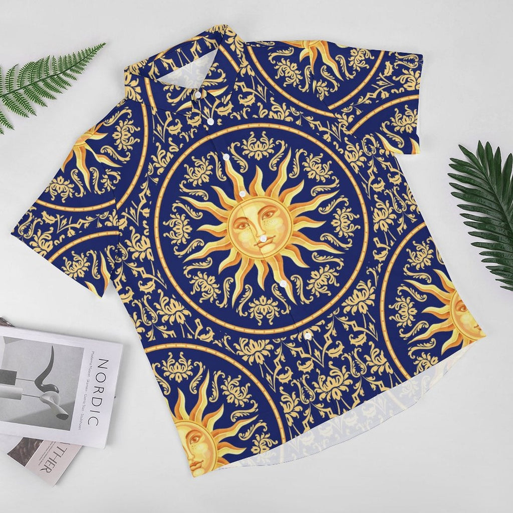Men's Fashion Casual Printed Short Sleeve Shirts 2306100035