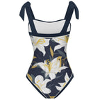 Fashion Printed One Piece Swimsuit And Cover Up 2305104976