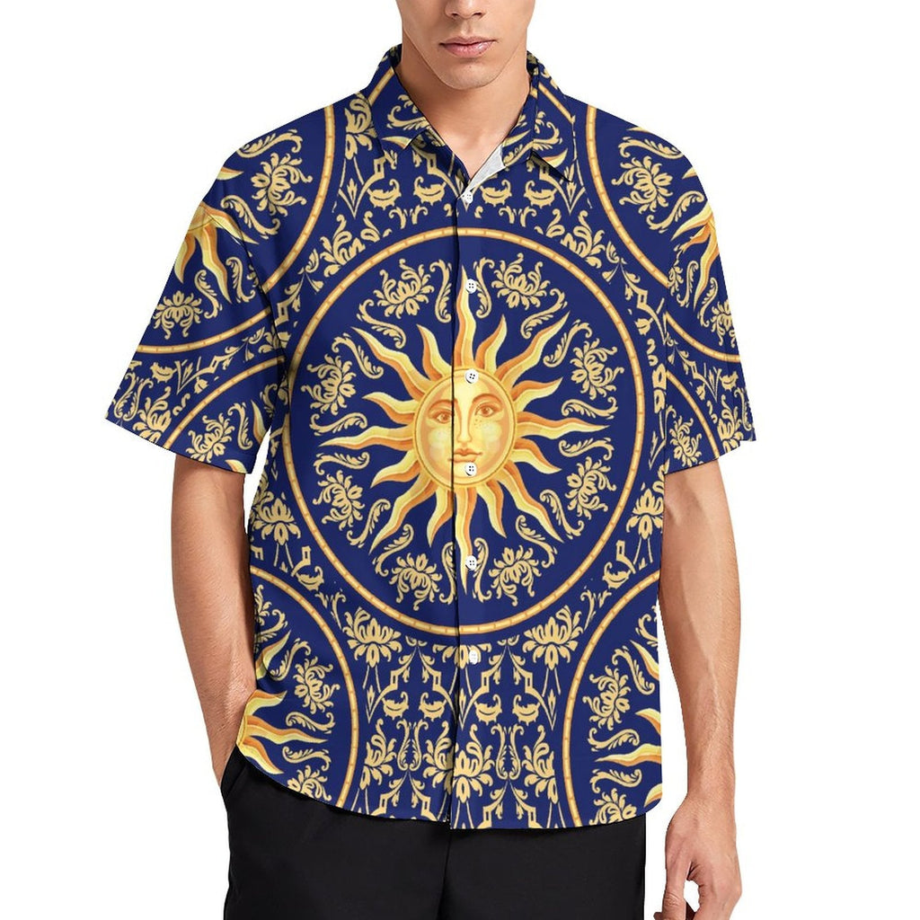 Men's Fashion Casual Printed Short Sleeve Shirts 2306100035