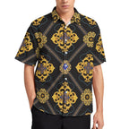 Men's Fashion Casual Printed Short Sleeve Shirts 2306101496