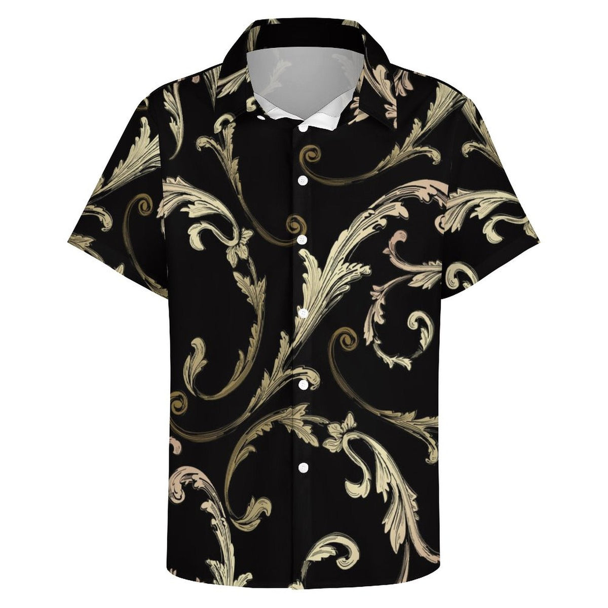 Men's Fashion Casual Printed Short Sleeve Shirts 2306100459