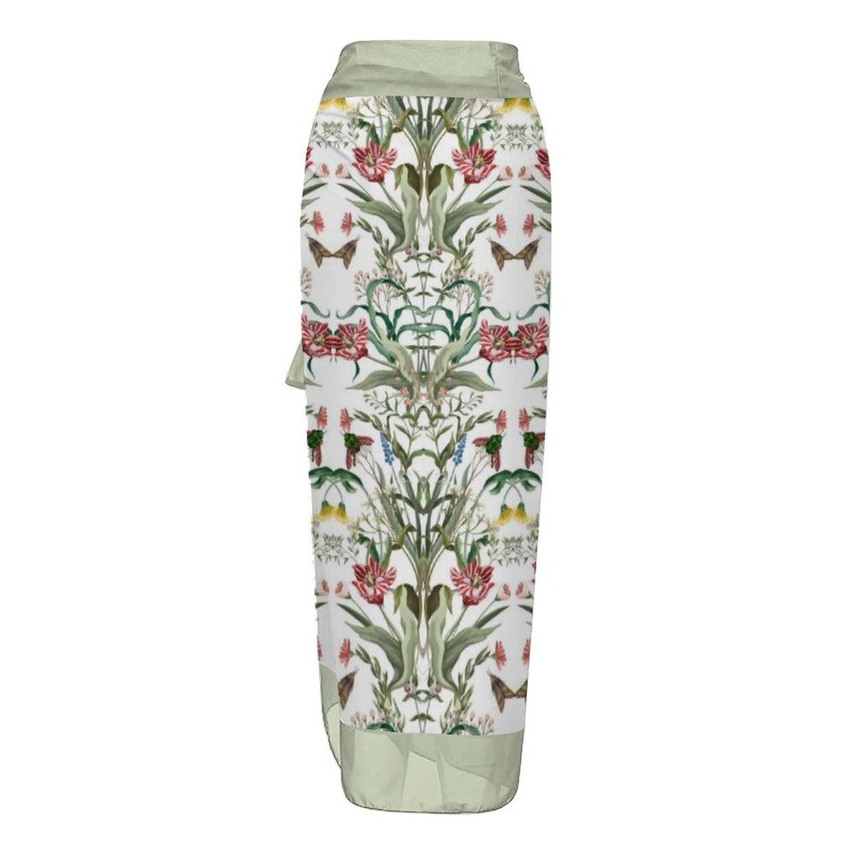 Casual Printed One-Piece Swimsuit And Cover Up 2305103380
