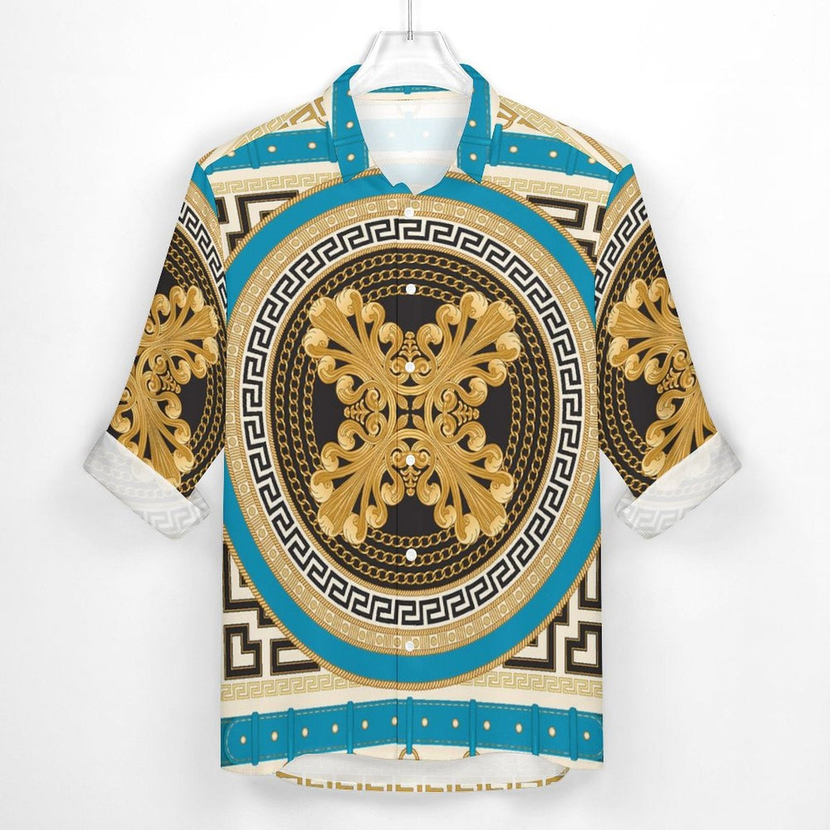 Men's Casual Printed Long Sleeve Shirt 2306103090