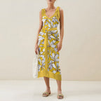 Casual Printed One-Piece Swimsuit And Cover Up 2305102447