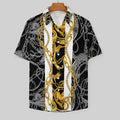 Men's Fashion Casual Printed Short Sleeve Shirts 2306101131