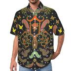 Men's Vintage Animal Print Vacation Hawaiian Shirt 2306104040