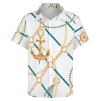 Men's Fashion Casual Printed Short Sleeve Shirts 2306100462