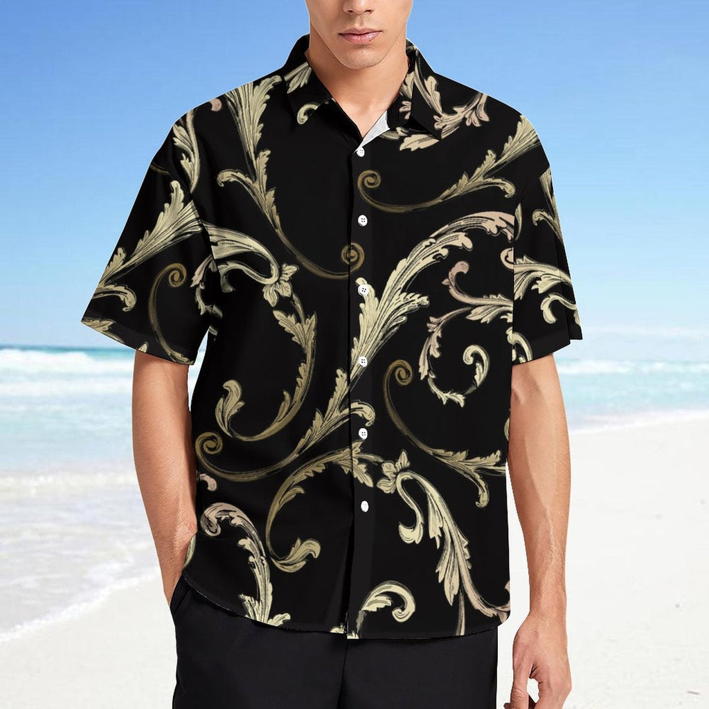 Men's Fashion Casual Printed Short Sleeve Shirts 2306100459