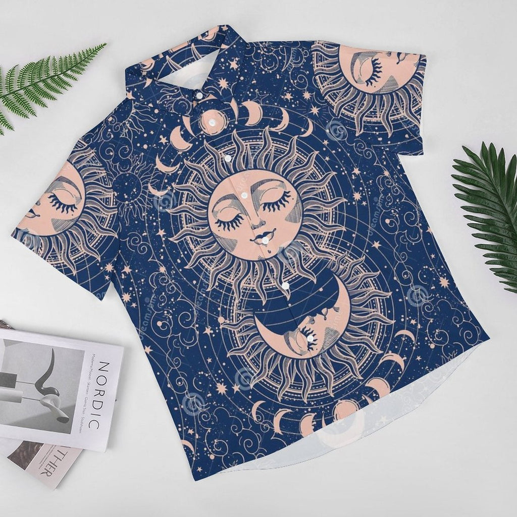 Men's Fashion Casual Printed Short Sleeve Shirts 2306100972