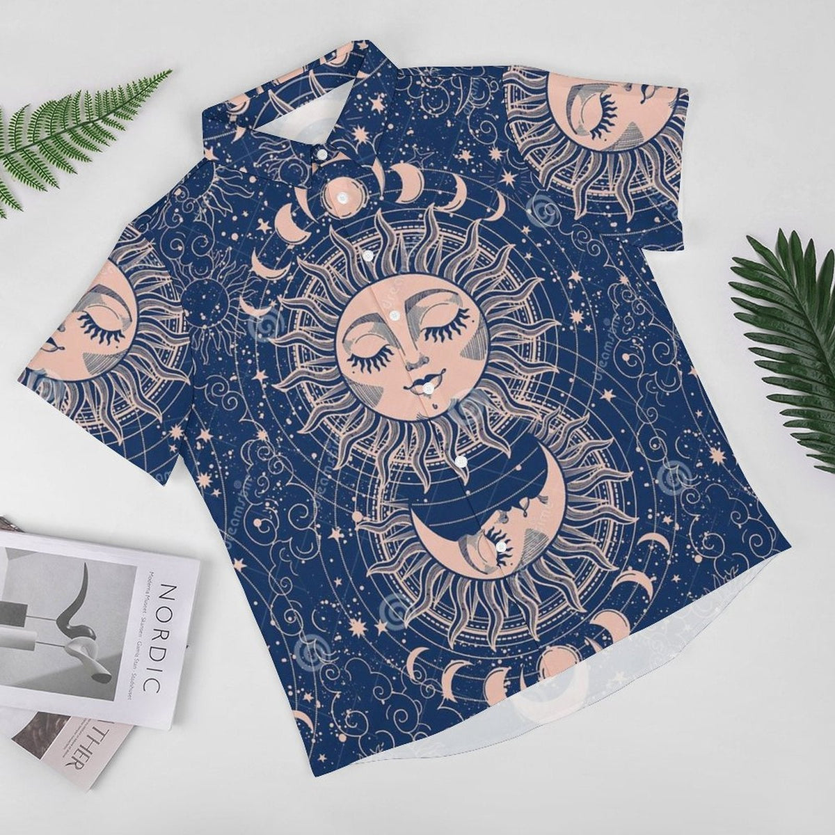 Men's Fashion Casual Printed Short Sleeve Shirts 2306100972