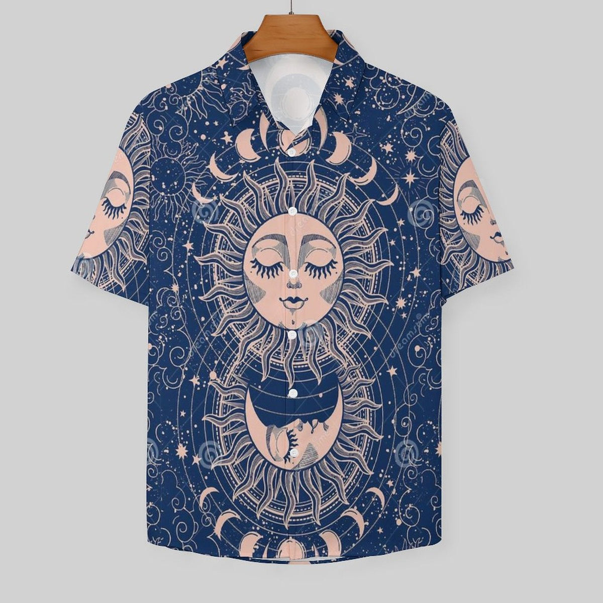 Men's Fashion Casual Printed Short Sleeve Shirts 2306100972