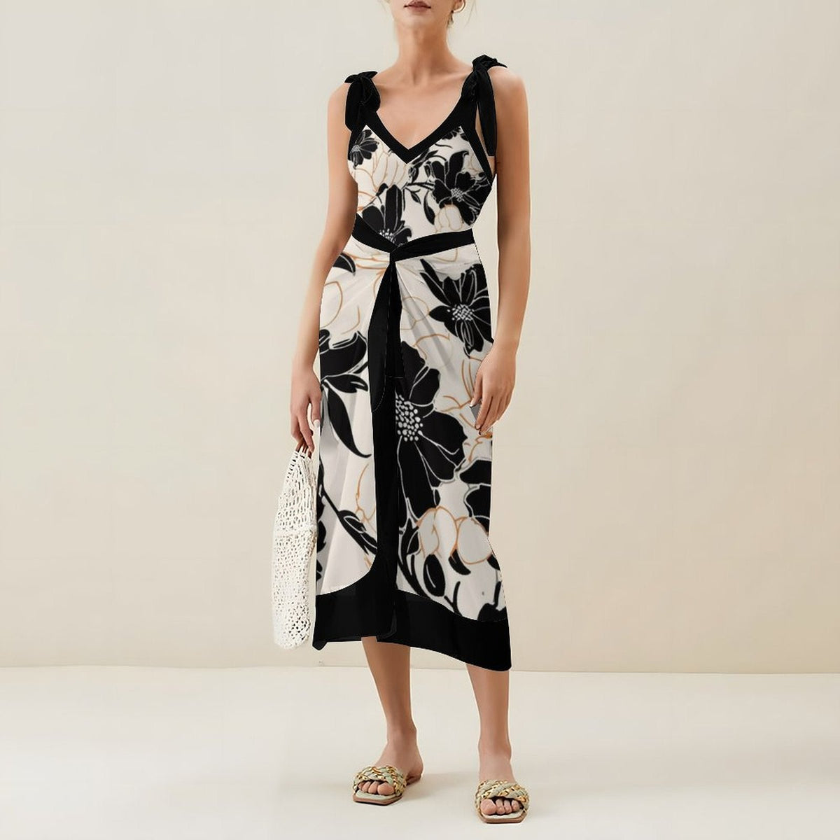 Casual Printed One Piece Swimsuit And Cover Up 2305104923
