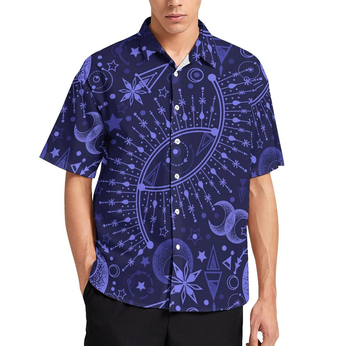 Men's Fashion Casual Printed Short Sleeve Shirts 2306101052