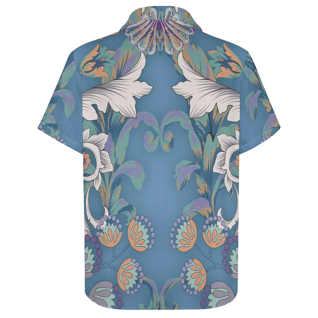 Men's Fashion Casual Printed Short Sleeve Shirts 2306100465