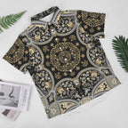 Men's Fashion Casual Printed Short Sleeve Shirts 2306100457