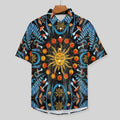 Men's Vintage Sun Print Vacation Hawaiian Shirt 2306104042