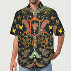 Men's Vintage Animal Print Vacation Hawaiian Shirt 2306104040