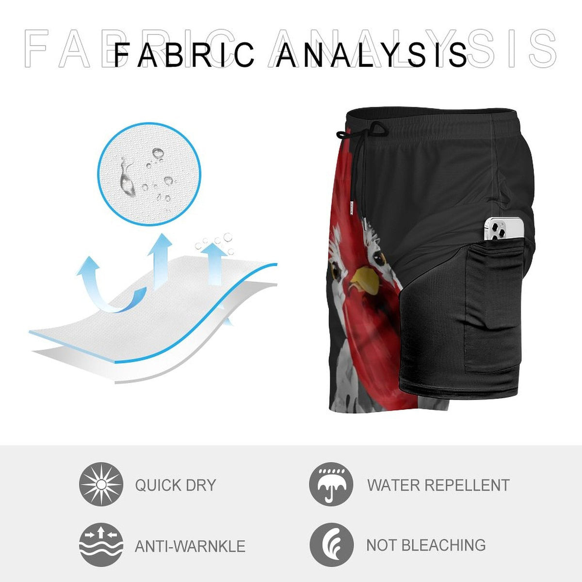 Men's sports fashion beach shorts 2304103712