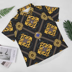 Men's Fashion Casual Printed Short Sleeve Shirts 2306101496