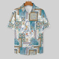 Men's Hawaiian Print Resort Shirt 2304102444