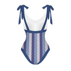 Casual Printed One Piece Swimsuit And Cover Up 2305105787