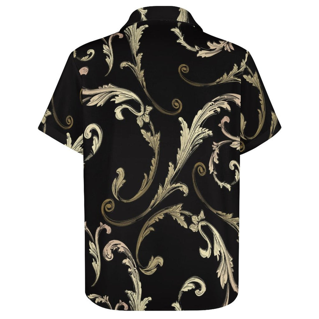 Men's Fashion Casual Printed Short Sleeve Shirts 2306100459