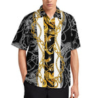 Men's Fashion Casual Printed Short Sleeve Shirts 2306101131