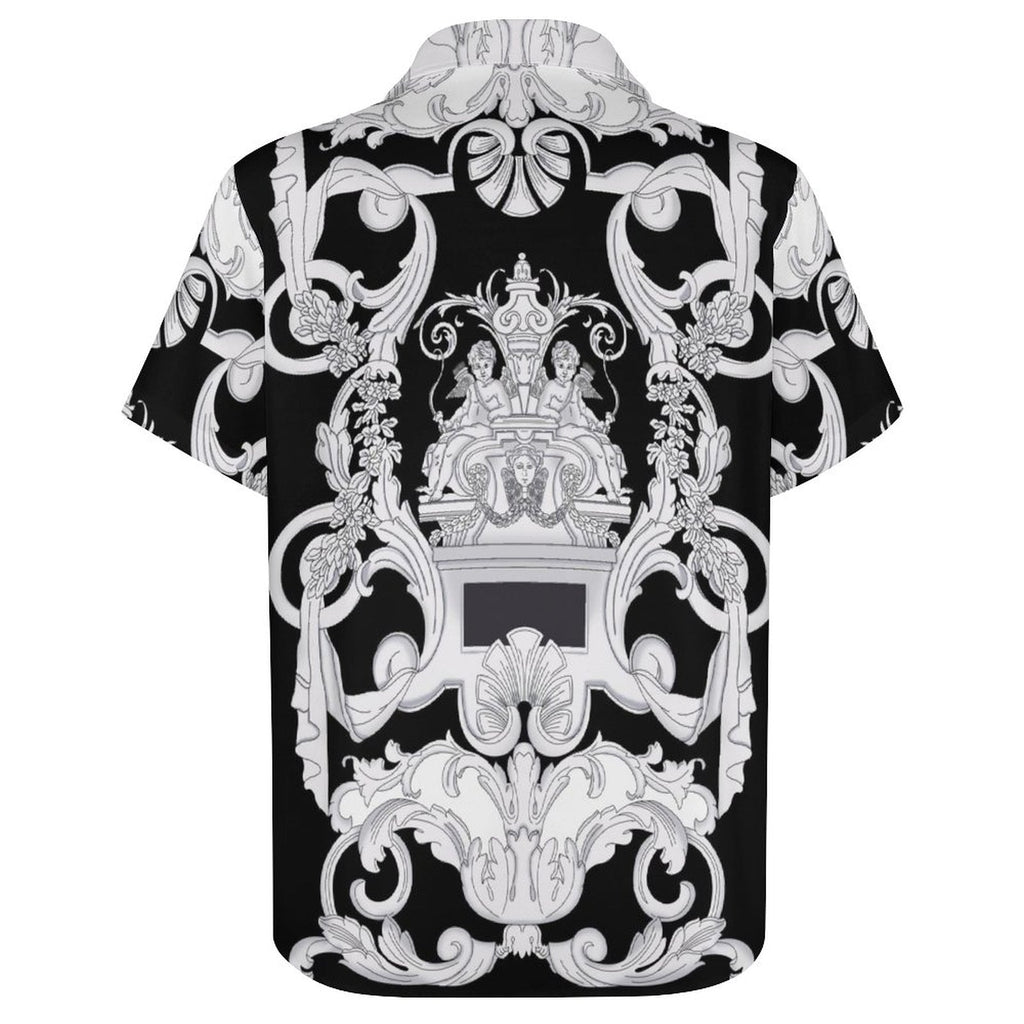 Men's Fashion Casual Printed Short Sleeve Shirts 2306100019